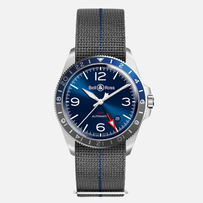 Bell & Ross BR V2-93 GMT Blue BRV293-BLU-ST/SF