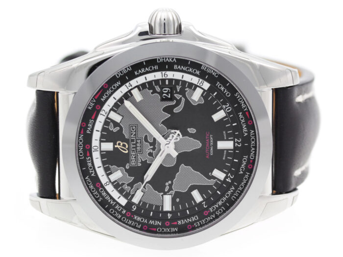Breitling Galactic 44 Unitime WB3510U4/BD94-375A (Leather Strap) - Image 2