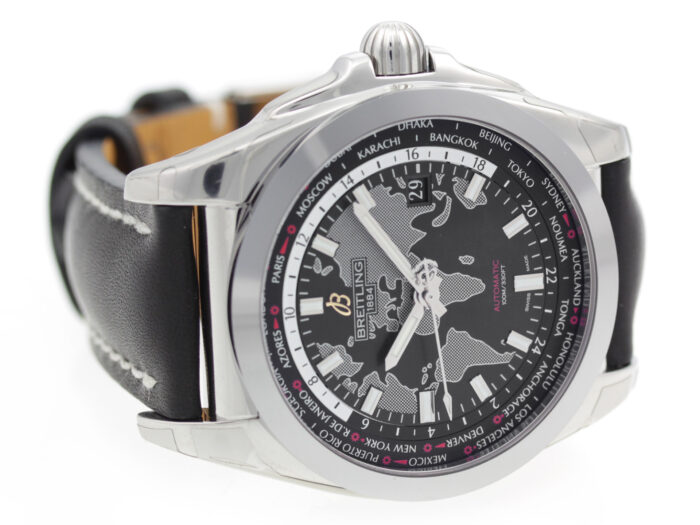 Breitling Galactic 44 Unitime WB3510U4/BD94-375A (Leather Strap) - Image 3