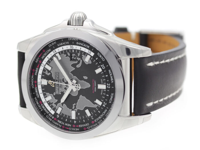 Breitling Galactic 44 Unitime WB3510U4/BD94-375A (Leather Strap) - Image 4