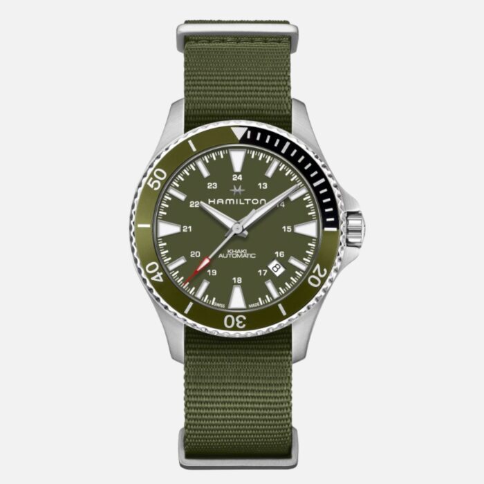 Hamilton Khaki Navy Scuba Auto on Nato H82375961