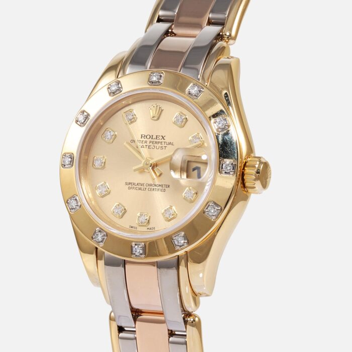 Rolex Datejust Pearlmaster Tri-Tone 69318 - Image 3