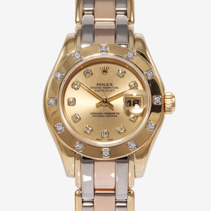 Rolex Datejust Pearlmaster Tri-Tone 69318