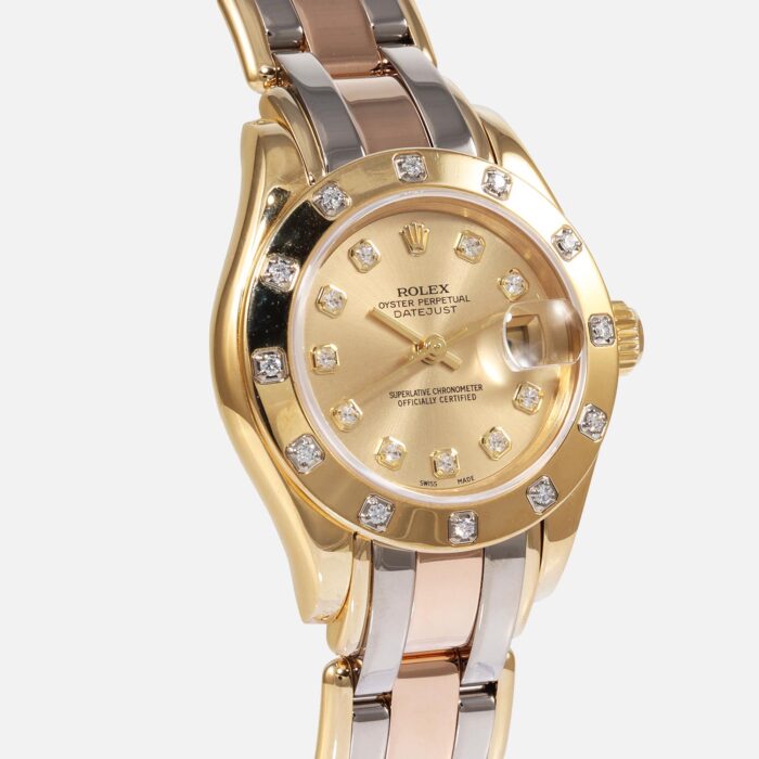 Rolex Datejust Pearlmaster Tri-Tone 69318 - Image 4