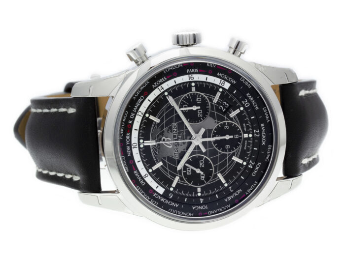 Breitling Transocean Unitime AB0510U4/BE84 (Leather Strap) - Image 4