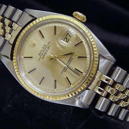 Mens Rolex Two-Tone 14K/SS Datejust Champagne  1601 (SKU 680749MT)
