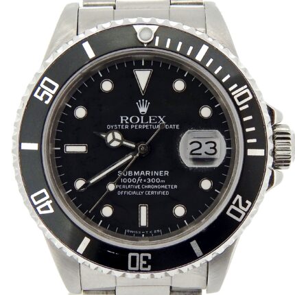 Mens Rolex Stainless Steel Submariner Black  16610 (SKU E894703NNCMT)