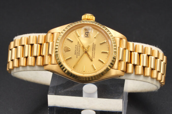 Ladies Rolex 18K Yellow Gold Datejust President Model Ref 6917 (SKU 7559870PAMT) - Image 3
