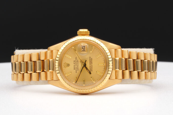 Ladies Rolex 18K Yellow Gold Datejust President Model Ref 6917 (SKU 7559870PAMT) - Image 4