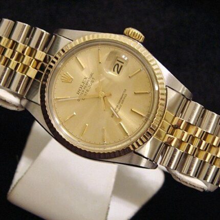 Mens Rolex Two-Tone 18K/SS Datejust Champagne  16013 (SKU 5315916MT)