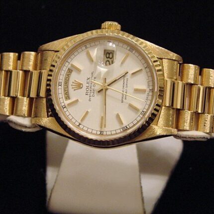 Mens Rolex 18K Gold Day-Date President White  18238 (SKU L900511MT)