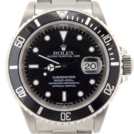 Mens Rolex Stainless Steel Submariner Black 16610 (SKU T821868NNBCMT)