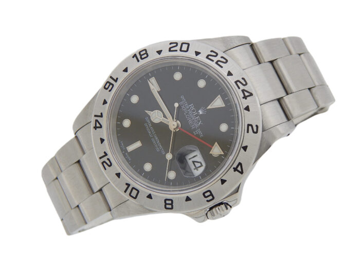 Mens Rolex 16570 Stainless Steel Explorer II Watch with Black Dial (SKU P209258AMT) - Image 3