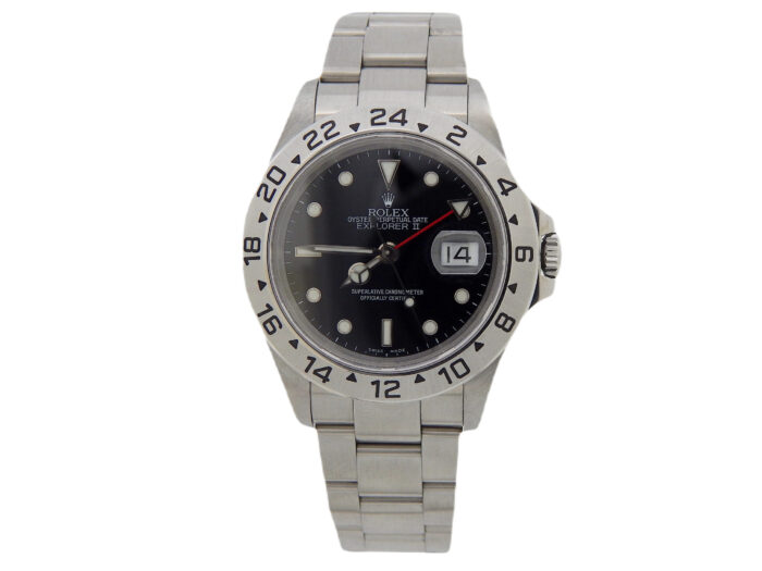 Mens Rolex 16570 Stainless Steel Explorer II Watch with Black Dial (SKU P209258AMT) - Image 5