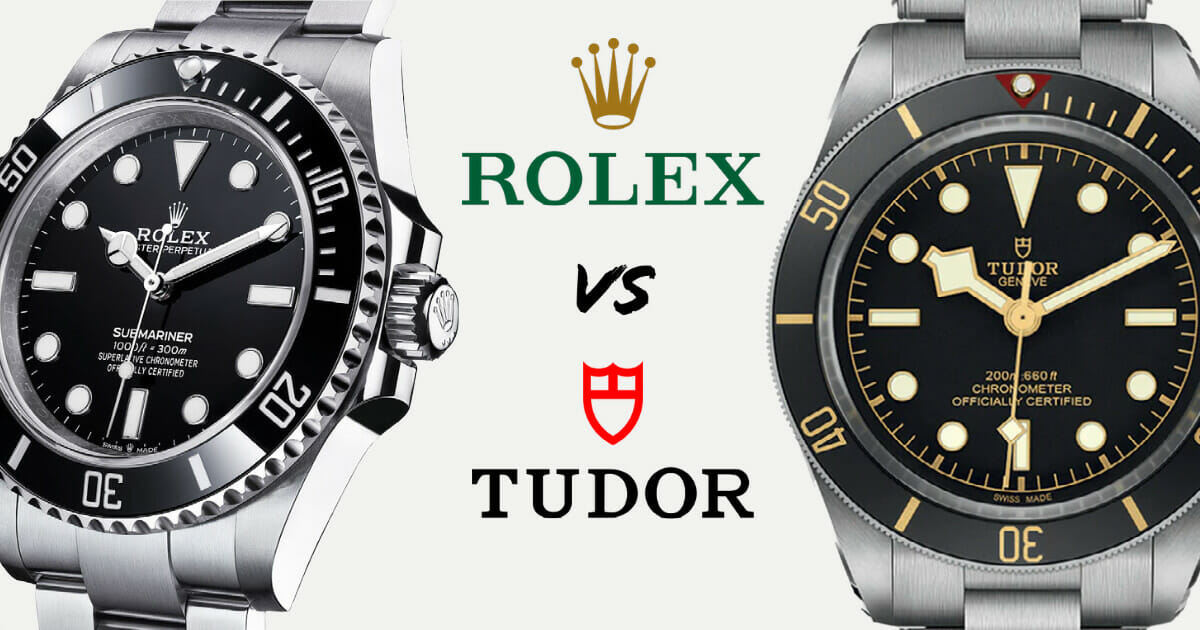 tudor Vs Rolex watches